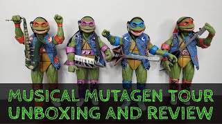 NECA Teenage Mutant Ninja Turtles Musical Mutagen Tour Unboxing