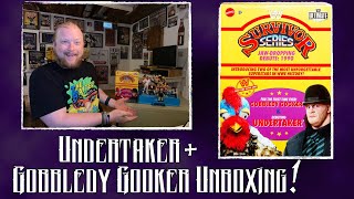 Reviewing & Unboxing New WWE Mattel Survivor Series 1990 Debut Ultimates Undertaker & GobbledyGooker