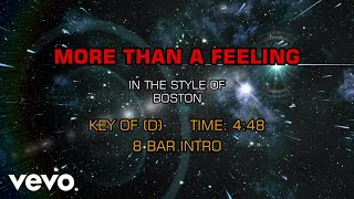 Boston - More Than A Feeling (Karaoke)
