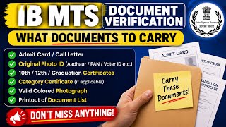IB MTS DOCUMENT VERIFICATION DV 📄🚨 #ibmts2025 #ibsa #ibacio2025 #documentverification #trending 