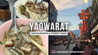 Best Food on Yaowarat Road - Street Food, Premium Seafood, Michelin [Bangkok Chinatown]