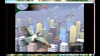 4 tricks in fly like a bird 3 (hillscape and cityscape)