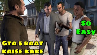 Gta 5 Mein Baat Kaise Karte hain? Voice Chat settings hindi  #gtavhindi