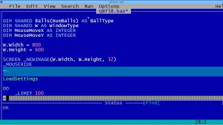 QBasic Tutorial 58 - Making A Screen Saver For Windows - QB64