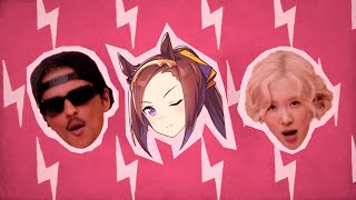 Bakushin at the APT. - Uma Musume vs. ROS&Eacute; & Bruno Mars