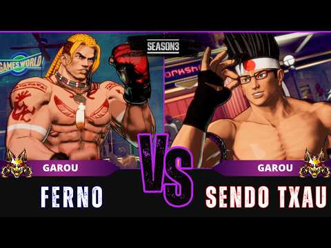 FF:CotW 🐺 FERNO (Rick Strowd) vs SENDO TXAU (Joe Higashi)⭐Replay Match - FATAL FURY: CotW - 7/26