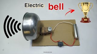 How to Make Electric bell / DIY electric bell / homemade electric bell