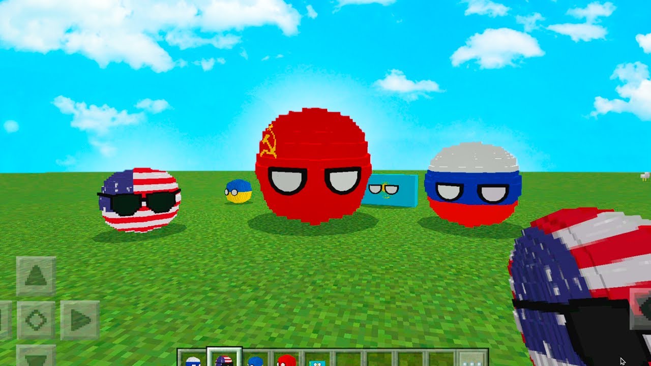 Countryballs Addon In Minecraft Pe Countryballs Mod Youtube