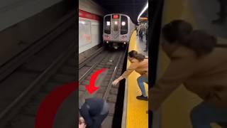 Viral Real-Life Superhero Caught on Camera | #subwaytrain #accident #automobile #train