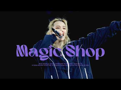 [4K] 2026 0613 BTS WORLD TOUR &lsquo;ARIRANG&rsquo; IN BUSAN - Magic Shop JIMIN FOCUS FAN CAM