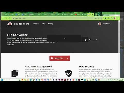 converting mp3 to other formats using cloudconvert