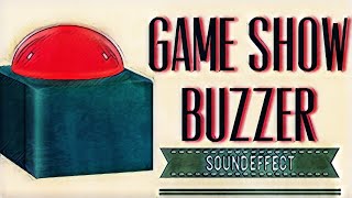 Game Show Buzzer Sound Effect / Wrong Buzzer Sound / Royalty Free Sample / No Copyright
