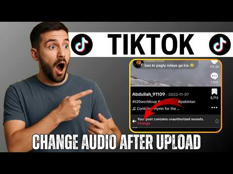 How to Change Audio on TikTok Posts After Upload (2026)