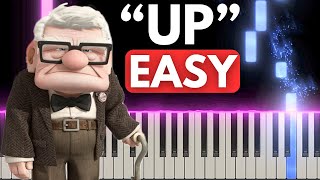 Up Theme - Married Life | Beginner Piano Tutorial + Sheet Music