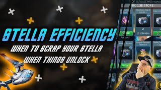 Stella Efficiency | Cost of grinding the Outlaw Faction in STFC | When to scrap the Stella
