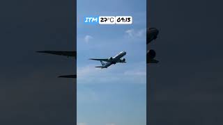 Boeing 787-8 Dreamliner ANA Fine Day Takeoff Osaka International Airport #ana #fineday #takeoff