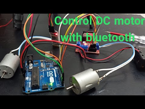 How to use l298n module with bluetooth hc05/06