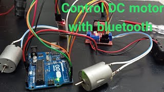 How to use l298n module with bluetooth hc05/06