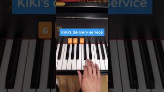 KiKi's delivery service, right hand opening PIANO TUTORIAL