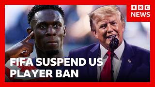 US player reinstated for World Cup after Trump calls Fifa | BBC News