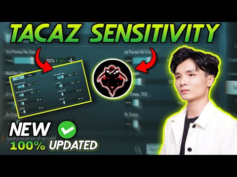 TACAZ New Sensitivity 2023 / Tacaz Sensitivity | Pubg/Bgmi