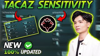 TACAZ New Sensitivity 2023 / Tacaz Sensitivity | Pubg/Bgmi