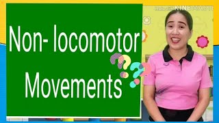 Non-locomotor  Movements for Kids