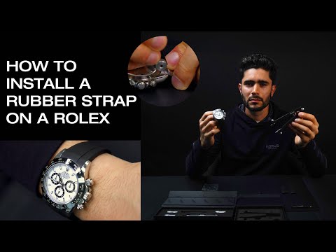 How to Install a Horus Rubber Strap on a Rolex & Install a Rolex Bracelet
