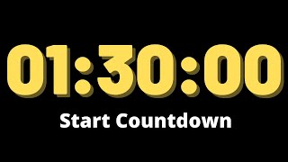 1 Hour 30 Minutes Timer - Countdown Timer 90 Minute - Timer Alarm