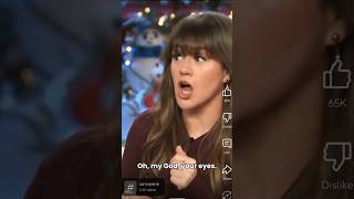 @kellyclarkson mesmerized by Aaron Pierre's eyes😂😂❤️ #interview #funny