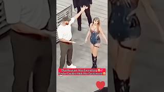 Here&rsquo;s How Taylor Swift Runs to Travis Kelce ❤️ The Cutest Taylor & Travis Moment! #Shorts
