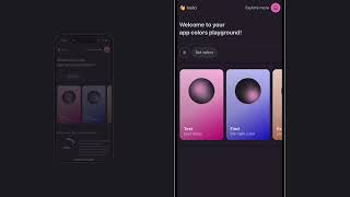 ColorsApp Card Blurry Circles Animation ✦ React Native ✦ makeitanimated.dev