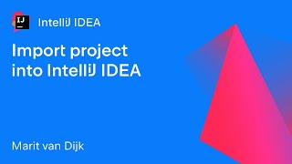 Stream Import project into IntelliJ IDEA Online