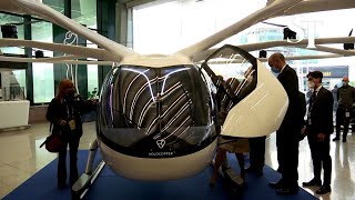 Travel: Rome airport displays &lsquo;flying taxi&rsquo; prototype