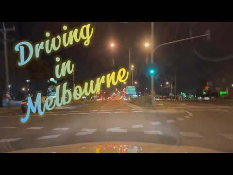 Driving In Melbourne Quiet Roads Quiet Morning