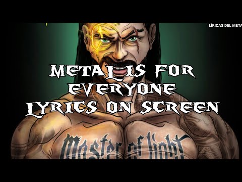 Freedom Call Metal Is For Everyone Lyrics On Screen