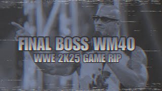 (WWE UNRELEASED) Final Boss [WM40]  WWE 2K25 Game Rip (The Rock)
