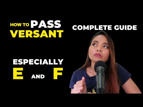 Versant Tips How To Pass The Versant Test Part A To F