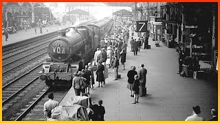 1950s But You are Dreaming on London Railway Station Platform | ASMR Ambiance for Sleep | 1 Hour