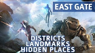 Anthem - East Gate Landmark Locations / Districts / Hidden Places (Explorer: East Gate Trophy)