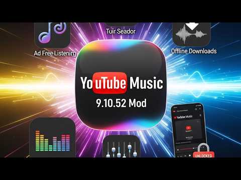 YOUTUBE MUSIC MOD 9.10.52 TERBARU 2026‼️PREMIUM UNLOCKED + BACKGROUND PLAY & NO ADS