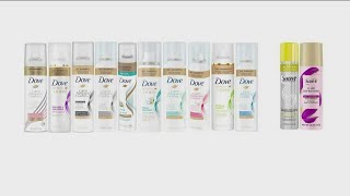Recall issued for brands of dry shampoo