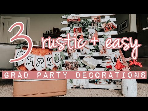 TUTORIAL: antique grad party decorations!