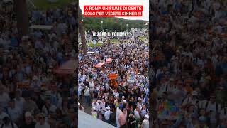Jannik Sinner a Roma vince e infiamma il pubblico - #janniksinner #sinner #italia #tennis