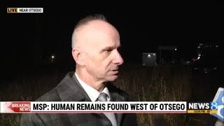 MSP: Human remains found west of Otsego