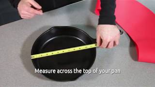 Frywall: Measuring your pan to pick the right size