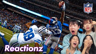 Korean Girls Got Shocked By NFL Best Moments of All-Time | 𝙊𝙎𝙎𝘾