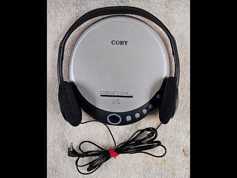 Coby CX CD109 Portable CD Player Silver