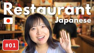 #01 Real Japanese for Restaurants (Part1) | Shadowing & Role Play Practice