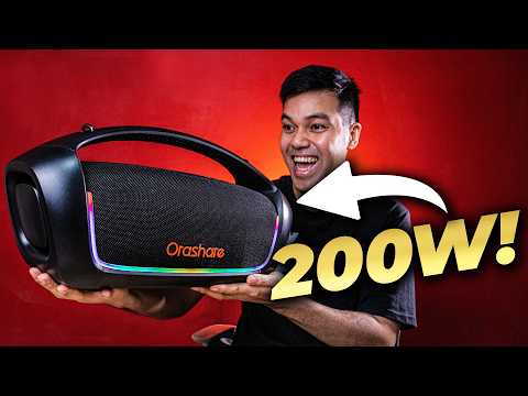 ⚡UNDER 7K LANG?! Orashare BS200 200W Bluetooth Speaker Unboxing & Review #bluetoothspeaker #orashare